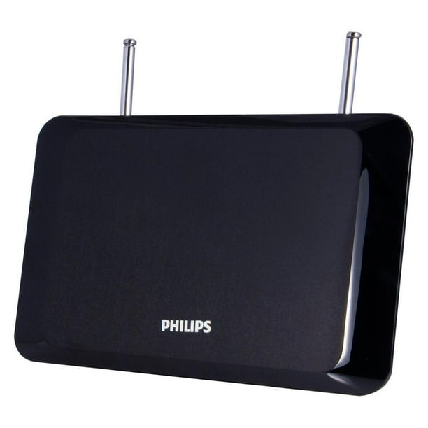 Accesorios Philips Antena de TV para Interiores, Digital, Antena de HDTV, Compatible con Smart TV, 4 Philips Accessories NA