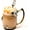 Blue-Tal, 12 OZ, variant on Handicraft Crystal Glass 3D Flower Cups Tea Mug With Tea Spoon Women Coffee, Tea, Juice, Beer, Milk Hot And Cold Drinks Use Gift Package. (Red Rose-Tal)