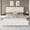 Beige, variant on Huisuilinss Full Bed Frame With Storage Drawers,Queen Bed Frame,Upholstered Platform Bed Frame King,Mattress Foundation With Wooden Slats Support,No Box Spring Needed