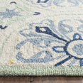 thumbnail image 2 of Safavieh Four Seasons 8' X 10' Hand Hooked Rug in Ivory and Blue, 2 of 3