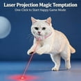 thumbnail image 3 of Automatic Laser Collar Cat Toy - Upgraded Laser Cat Toys, Flashing and Lasting modes, 8-12″ Bend Collar & 41°Adjust Angle free hands,Gifts for Pets and Pet Lovers(Blue), 3 of 5