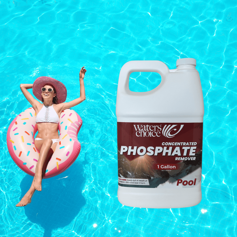 Waters Choice Pool Phosphate Remover 1 Gallon - Fast-Acting, Concentrated Formula