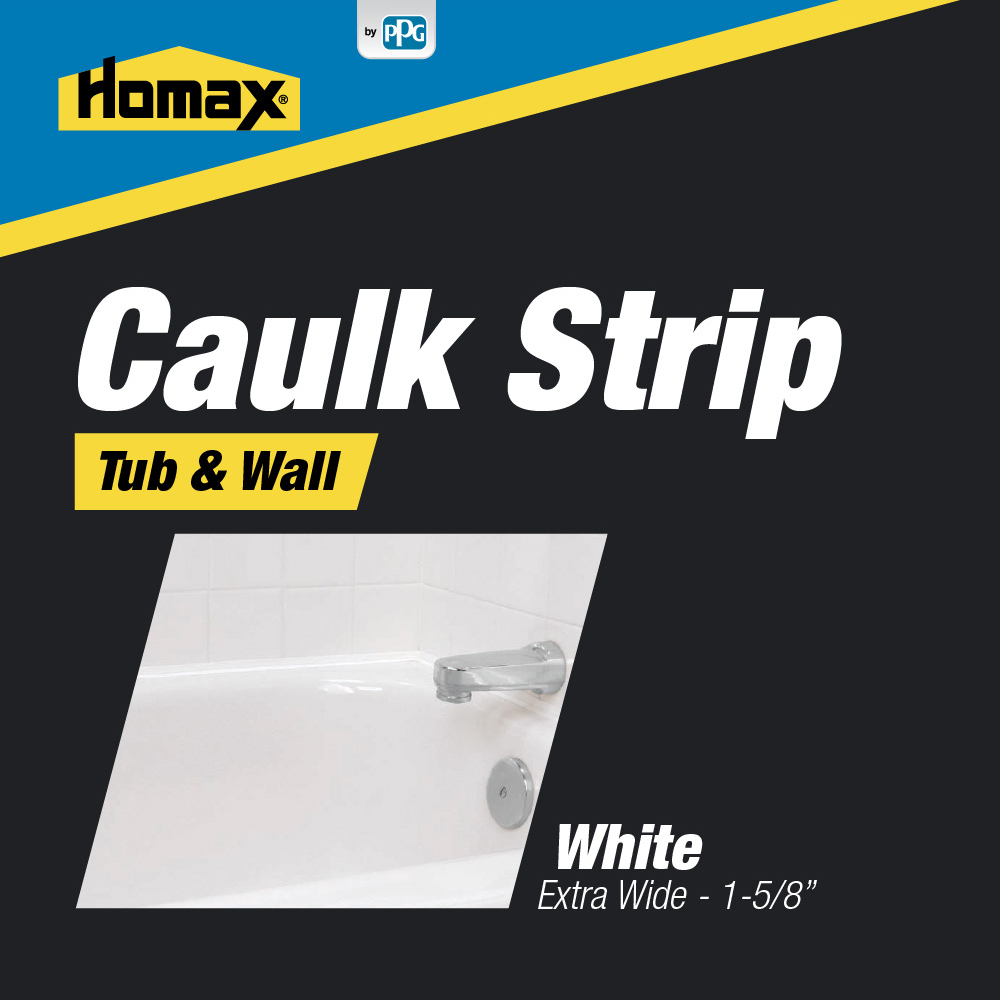 Homax Peel & Stick Caulk Strip for Tub, 1-5/8" x 16' photo 2