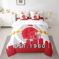 thumbnail image 2 of Castle Fairy Football Gamer Bedding Comforter Set,Sport Queen Bedding Sets, 2 of 8