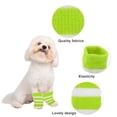 thumbnail image 3 of Unique Bargains Pack of 4 Dog Soft Knitted Socks Joint Protection Green White L, 3 of 7