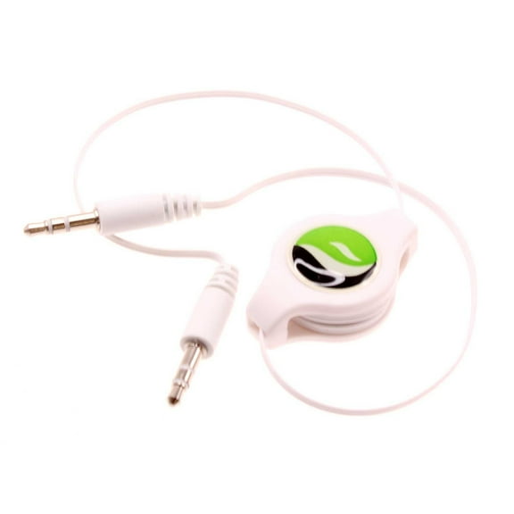 Retractable Aux Cable for Samsung Galaxy A23 5G Phone - 3.5mm Adapter Car Stereo Aux-in Audio Cord Speaker Jack Wire X6B Compatible With Galaxy A23 5G Model
