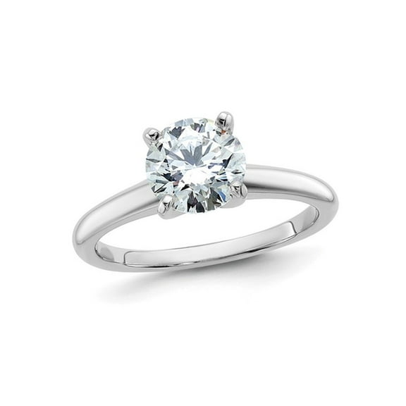 1.50 Carat (Ctw VS2-VS1, D-E-F) IGI Certified Lab-Grown Diamond Solitaire Engagement Ring in 14K White Gold for Women