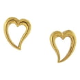 thumbnail image 4 of 1928 Jewelry Classic Petite Post Open Heart Stud Earrings, 4 of 4