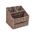 thumbnail image 1 of Dispensador de soporte para pañuelos faciales perfecl marrón 17 cm x 17 cm, 1 of 7