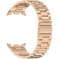 thumbnail image 1 of Klonfd Bracelet de Montre en Acier Inoxydable, Bracelet Intelligent, Accessoires pour Galaxy Watch8, Design Classique à Taille Fine, Trois Perles, Durable, Confortable, Bracelet de Remplacement Compatible avec 40 mm 44 mm, 1 of 6