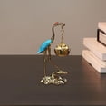 thumbnail image 1 of Porta Incienso perfecl con forma de grúa de metal Decoración de Escritorio Azul y dorado, 1 of 8