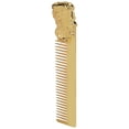 thumbnail image 2 of Peine De Aleación De Zinc, Peine De 0,2 De Espesor Para Evitar La Estática Peine De Aceite De Aleación De Zinc Flexible Para Peluquería Para Hombres ANGGREK Oro, 2 of 8