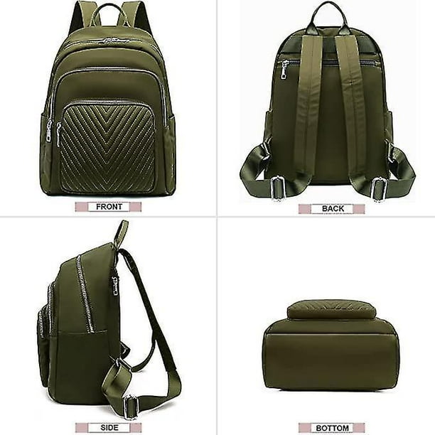 Mochila mediana para mujer bandolera de nailon mochilas ligeras informales mochila de dia para mujer Gir Walmart en linea