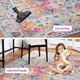 thumbnail image 3 of SAFAVIEH Madison Caden Oriental Area Rug, Grey/Fuchsia, 8' x 8' Square, 3 of 14