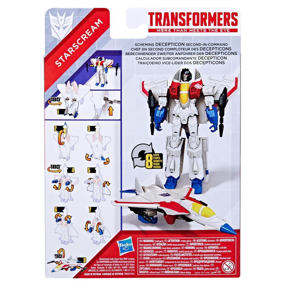 Transformers Generations Toys Authentics Starscream Action Figure (7”)