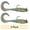 Natural, variant on Luck E Strike 5-Inch Natural Mirror Darting Image Shad, 2 Pack