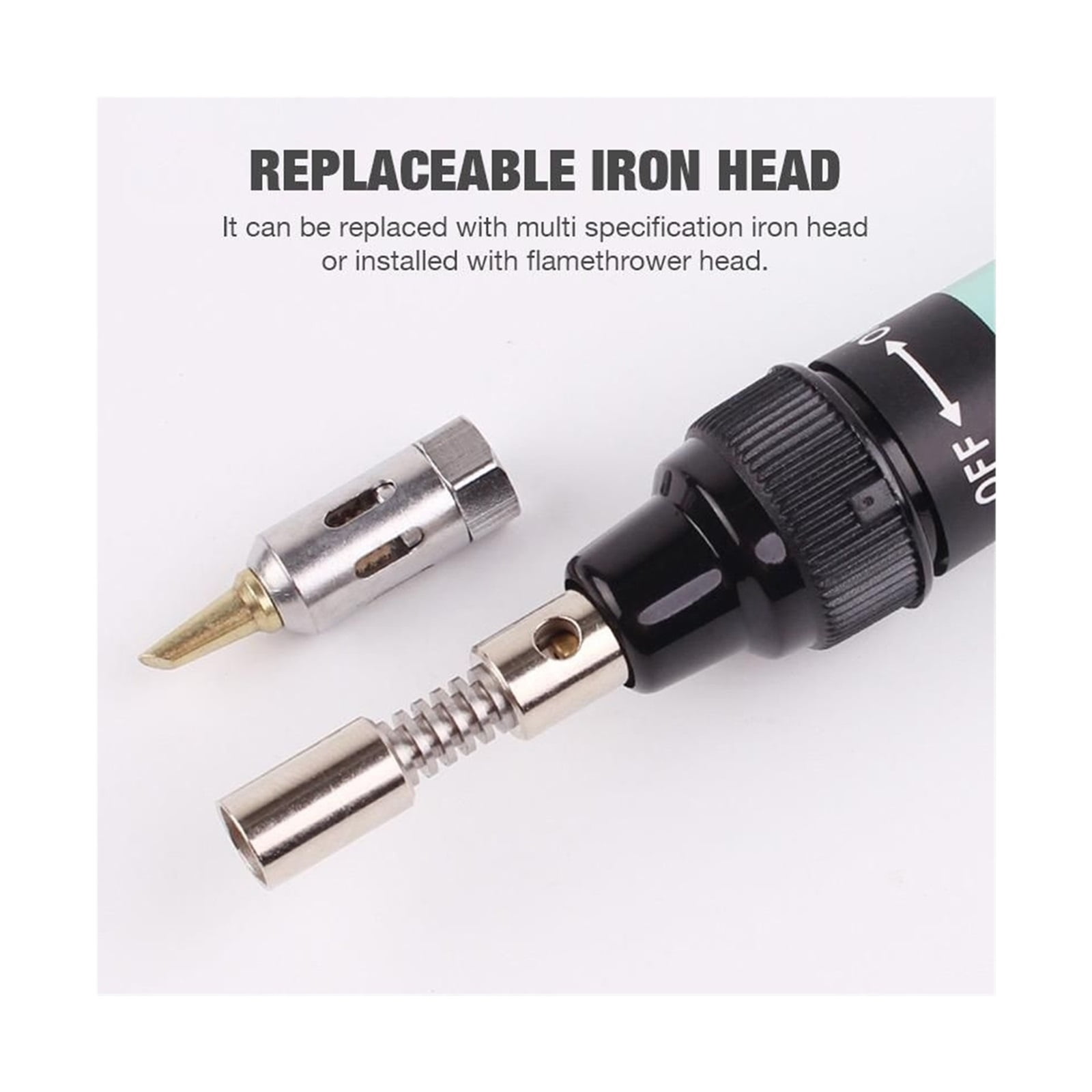 4 In 1 Portable Soldering Iron Set Welding Pen,Burner Blow Torch Gas Soldering Iron Cordless Butane Tip Tool,welding Equipment ,Accurate Temperature Control