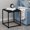 Dark Americano, variant on Camnus Side Table, Metal Frame Modern End Table