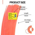 thumbnail image 2 of 150 Pieces Precut Round .095 Inches by 12 Inches Length Grass Trimmer Line, 2 of 3