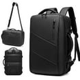 thumbnail image 4 of Mistaha Expandable Men's Travel Backpack with Hidden Shoulder Straps - Oxford Cloth Material, 39L Capacity, Multi-functional Design for Business and Daily Use, 4 of 6
