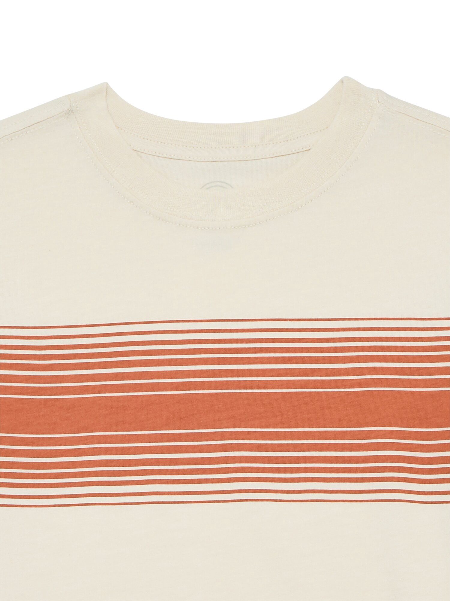 Wonder Nation Little and Big Boys Chest Stripe Tee with Short Sleeves, Sizes 4-18 & Husky