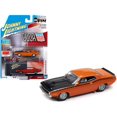 thumbnail image 1 of Johnny Lightning JLCT005-JLSP108A 1970 Plymouth AAR Barracuda Vitamine C Orange avec Rayures Noires Édition Limitée à 4540 Pcs Modèle Réduit à l'Échelle 1 par 64, 1 of 1