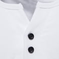 thumbnail image 3 of Men's Wide Shoulder Vest Collar Sleeveless T-Shirt Men's Vest Solid Color Bottom T-ShirtL, 3 of 3
