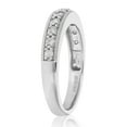 thumbnail image 3 of Vir Jewels 1/4 CTTW Diamond Wedding Band for Women .925 Sterling Silver with Milgrain Round, 3 of 10