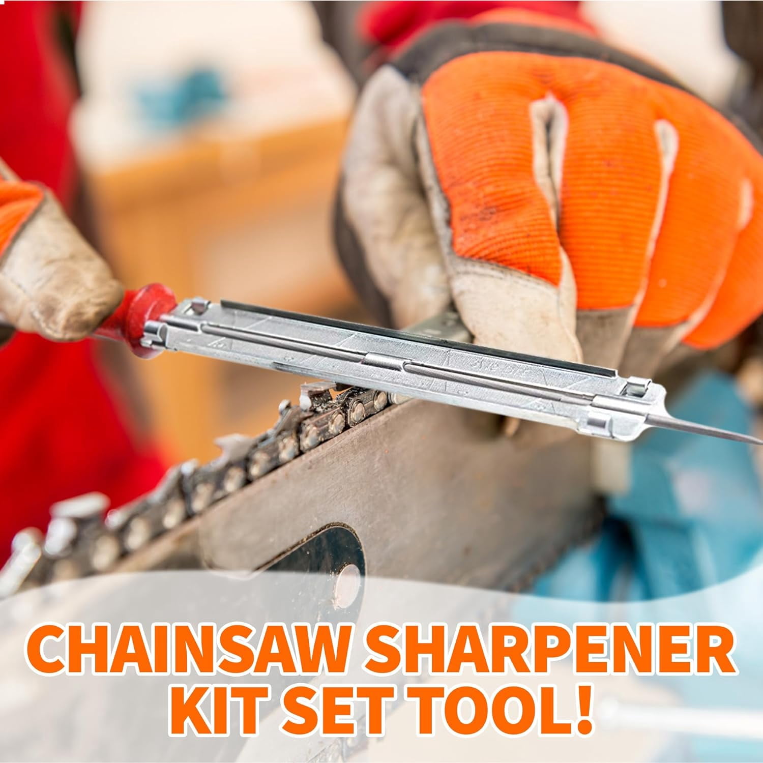 MeasuPro Chainsaw Sharpening Kit with Handy Storage Bag 20-Piece Sharpening Set for Wood, Bone, PVC, Tree Pruning, Camping, Toolbox, Bushcraft, Landscaping, Yard Maintenance, and Survival Tools