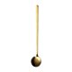 thumbnail image 1 of Cuchara de acero inoxidable Cuchara de café Cuchara de postre con mango largo Cuchara redonda de acero inoxidable, 1 pieza, dorado/plateado, 1 of 8