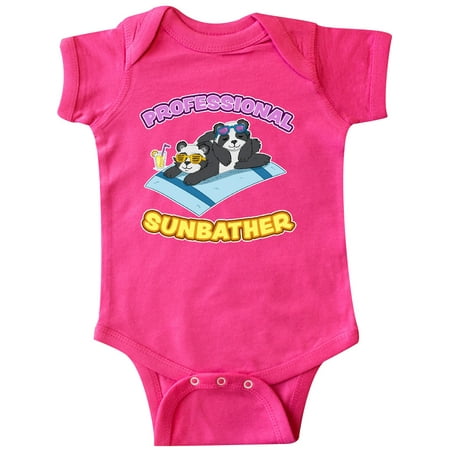 

Inktastic Cute Baby Pandas Professional Sunbather Gift Baby Boy or Baby Girl Bodysuit
