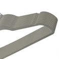 thumbnail image 3 of Slim Velvet, Non-Slip Clothes Coat Hanger, Gray Silver Hook, 3 of 4