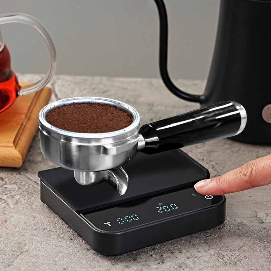 HannLk Kitchen Scale 0.1g Resolution 10hrs Runtimes Heatproof Base Auto Timers