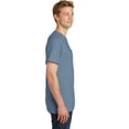 thumbnail image 3 of Port & Company Pigment Dyed Pocket Tee-S (Denim Blue), 3 of 6