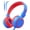 Blue and Red, variant on Kids Headphones, 85/94dB Safe Volume Kids Headphones for School Computer, Kids Wired Headphones with Built-in Microphone, Noise Isolation, Adjustable Headphones Wired for Kids, Girls, Boys, Tablet