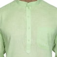 thumbnail image 4 of Mens Desginer Wear Bollywood Style Indian South Indian Cotton Dhoti Kurta Set, 4 of 4