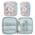 thumbnail image 4 of Bolsa de almacenamiento para accesorios de herramientas de tejido floral, bolsa de almacenamiento para juego de agujas de lana, bolsa de almacenamiento para agujas de ganchillo, 4 of 6