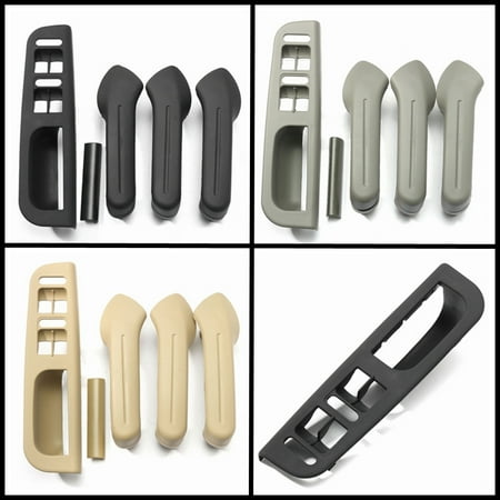 Bezel Housing Cover - Interior Door Grab Handle Cover Switch Bezel Set For VW Jetta Golf Bora MK4 New