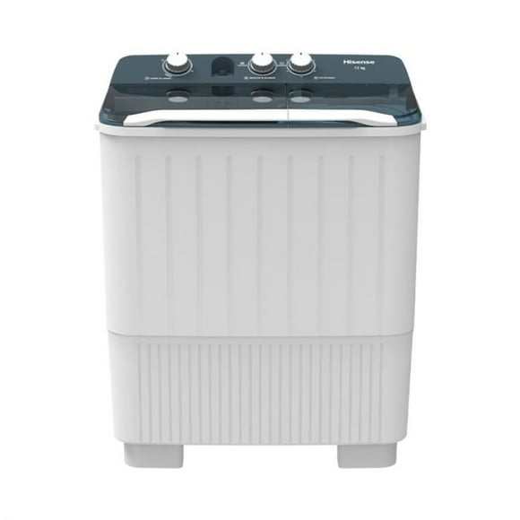 Lavadora Hisense  Lavadora Hisense 13 Kg Doble Tina Blanca&nbsp; HISENSE WSA1301P-1