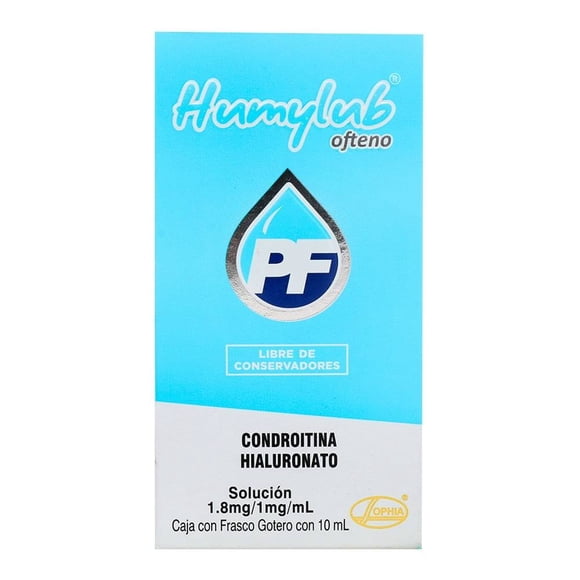 Humylub ofteno 1.8 mg/ 1 mg/ml frasco gotero 10 ml