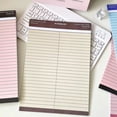 thumbnail image 5 of Korean-style Instagram-worthy color-blocked B5 tear-off paper notebook, high-value, minimalist American-style student memo pad., 5 of 9