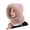 Pink, variant on Thermal Fleece Lined Pullover Hat with Face Cover Women Windproof Balaclava Hat