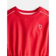 thumbnail image 2 of Wonder Nation Little Girls Drawstring Dress with Long Sleeves, Sizes 4-10, 2 of 3