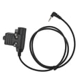 thumbnail image 1 of Adaptateur de casque PTT U94, 90 cm, clip arrière, câble de connexion pour talkies-walkies double canal Xiaomi, 1 of 4