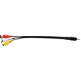 thumbnail image 2 of 2.5mm Mini AV Male to 3RCA Female M/F Audio Video Cable Stereo Jack Adapter Cord, 2 of 5