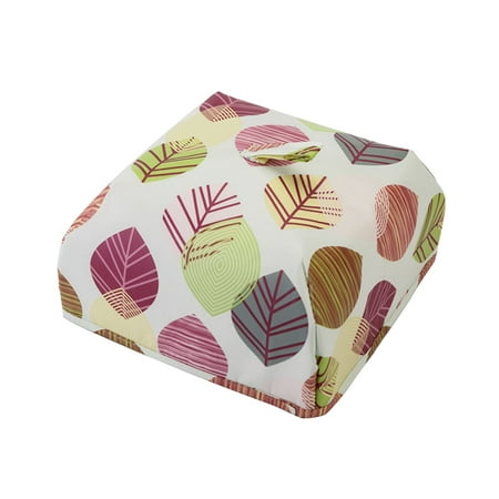 

Leaves Square Waterproof Foldable Insulated Food Cover with Aluminum Foil Winter Table Hot Food Insulation Dish Cover Kitchen To