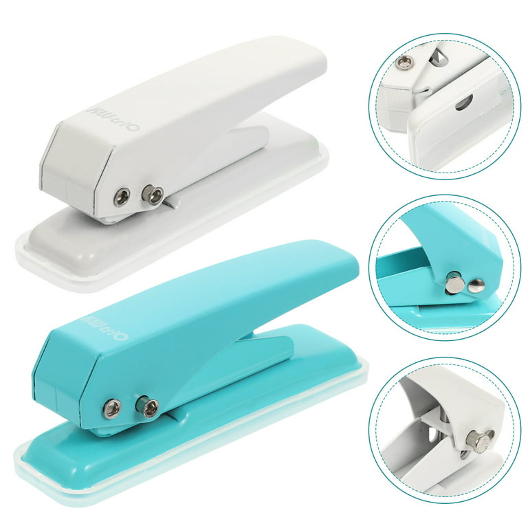 DOITOOL Mini Hole Punch Hole Puncher Single Manual Paper Punch Loose Leaf  Puncher Binding Machine Craft Punches Paper Holes Puncher Small Punch Small