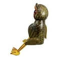 thumbnail image 4 of Balikraft Hand Made Wood Artisans "Burung Hantu Wayang" Night Forest Owl Decorative Puppet Shelf Sitter Figurine 18.25"H, 4 of 7