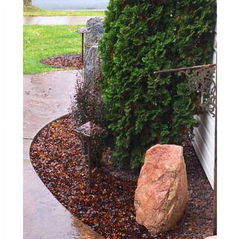 Dragon Glass 25 lb Amber Landscape & Fire Pit Glass, 1/2 Dragon Glass 25 lb Amber Landscape & Fire Pit Glass, 1/2