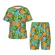 thumbnail image 1 of Balery Pineapple Conjunto de Pijama Infantil de Manga Corta con Estampado – Ropa de Dormir de Algodón Suave-Medium, 1 of 6